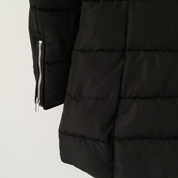 NWT Suzy Shier Black Long Winter Coat - Picture 3 of 6